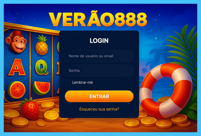 Não Perca tempo, o rRgistro na site VERAO888